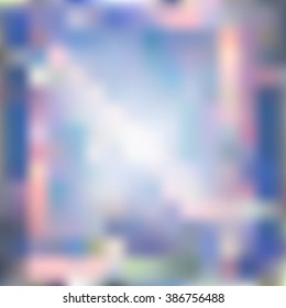 Vector glitch background. Corrupted image vector file. Digital image data distortion.  Colorful abstract background for your designs.