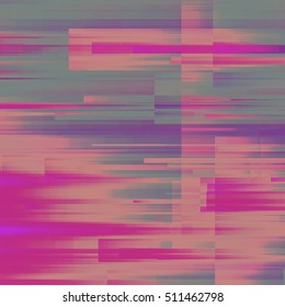 Vector glitch background. Digital image data distortion. Colorful abstract background for your designs. Chaos aesthetics of signal error. Digital decay.