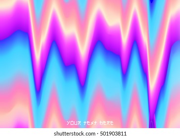 Vector glitch. Kawaii funny background. Abstract digital vanilla smudges.Digital image data distortion. Neon pastel colors abstract background for your designs. Pastel goth style. Space for your text.