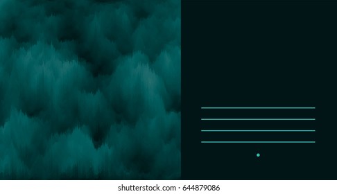 Vector Glitch poster or card. Birthday, anniversary, Valentin’s day, party invitations, wedding, covers.