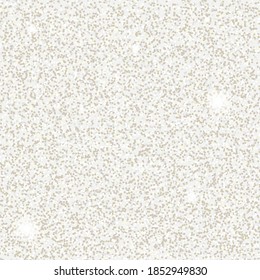 Vector glitter background. White Gold.