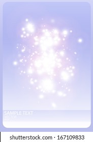Vector glittering haze background illustration  design template  - Vector Christmas glitter design background illustration