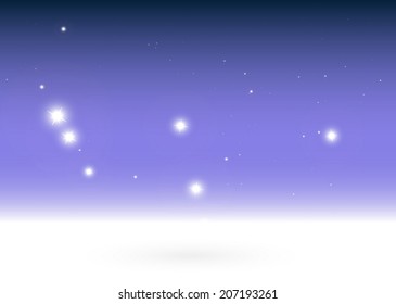 Vector glitters fall  background template - Purple glittering space background illustration