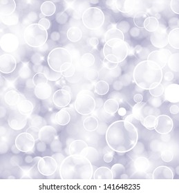 Vector glittery lights purple abstract Christmas background.