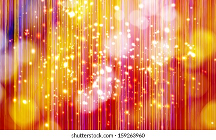 Vector glittery lights silver abstract Christmas card.