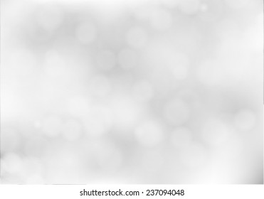 Vector glittery lights silver abstract Christmas background.