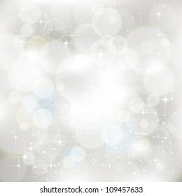 Vector glittery silver abstract Christmas background. Jpeg version also available in gallery.