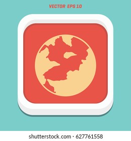 Vector global communications icon