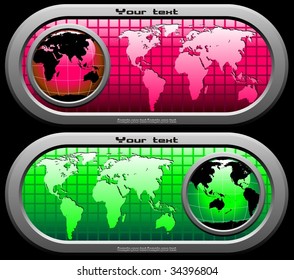 vector global flayer three (similar in my portfolio)