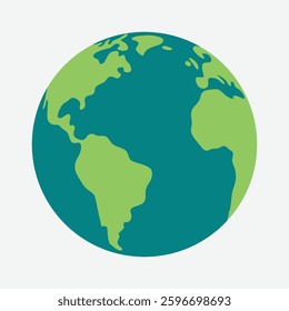 A vector global illustration on white background