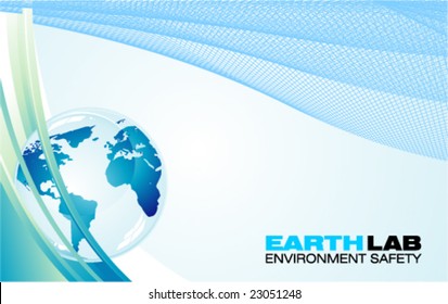  VECTOR Globe Abstract background