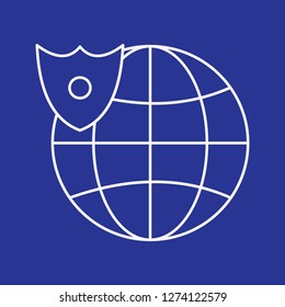 vector globe icon

 