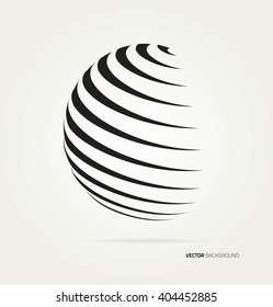 Vector globe icon