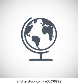 Vector globe icon