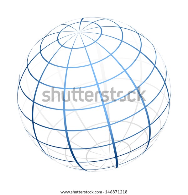ベクター画像の地球儀のアイコン のベクター画像素材 ロイヤリティフリー