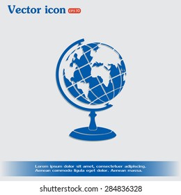 Vector globe icons