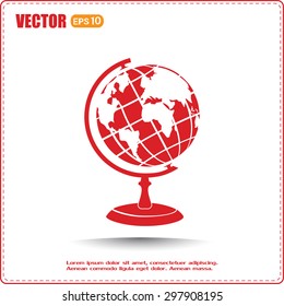 Vector globe icons