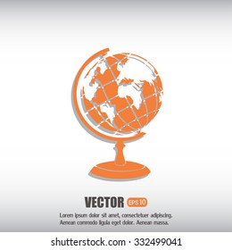 Vector globe icons