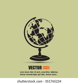 Vector globe icons