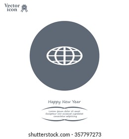 Vector globe icons