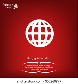 Vector globe icons