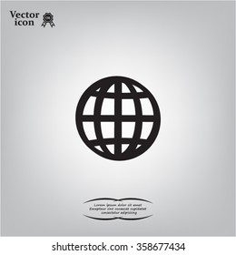 Vector globe icons