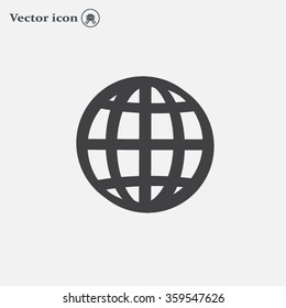 Vector globe icons