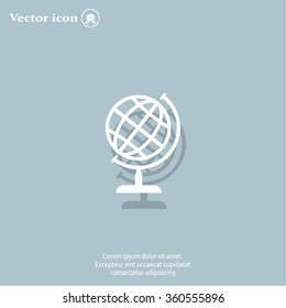 Vector globe icons