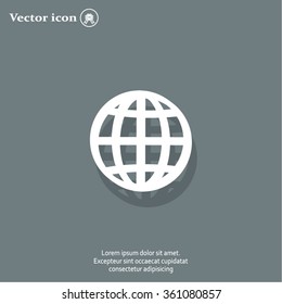 Vector globe icons