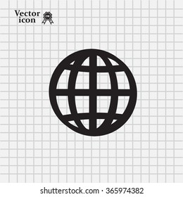 Vector globe icons