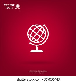 Vector globe icons