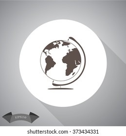 Vector globe icons