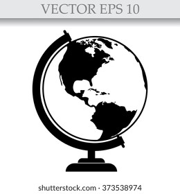 Vector globe icons