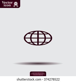 Vector globe icons