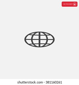 Vector globe icons