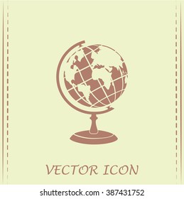 Vector globe icons