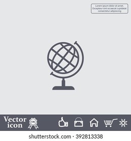 Vector globe icons