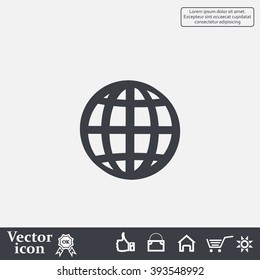 Vector globe icons
