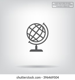 Vector globe icons