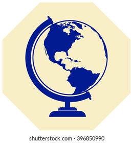 Vector globe icons