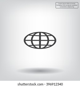 Vector globe icons