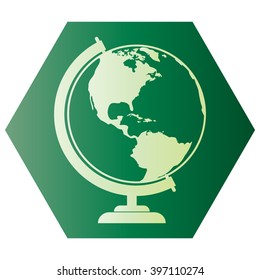 Vector globe icons