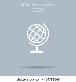 Vector globe icons