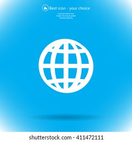 Vector globe icons