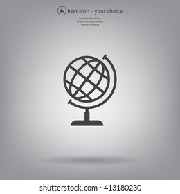 Vector globe icons