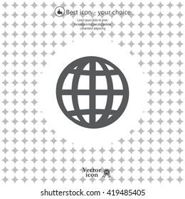 Vector globe icons