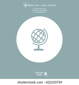 Vector globe icons