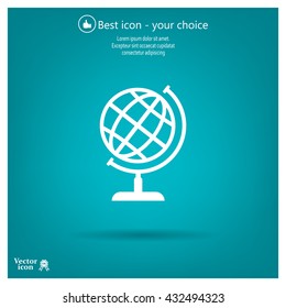 Vector globe icons