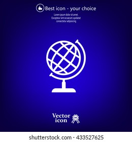 Vector globe icons