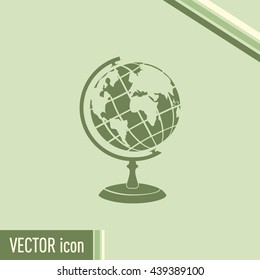 Vector globe icons